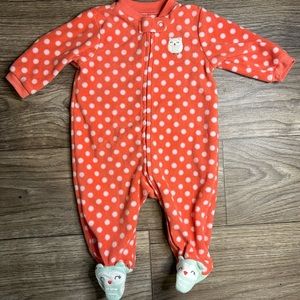6 months Carters sleeper- baby girl